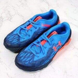 Under Armour Youth Boy's 2.5 Scramjet 3 Blue Circuit Running Shoes 3022612-403